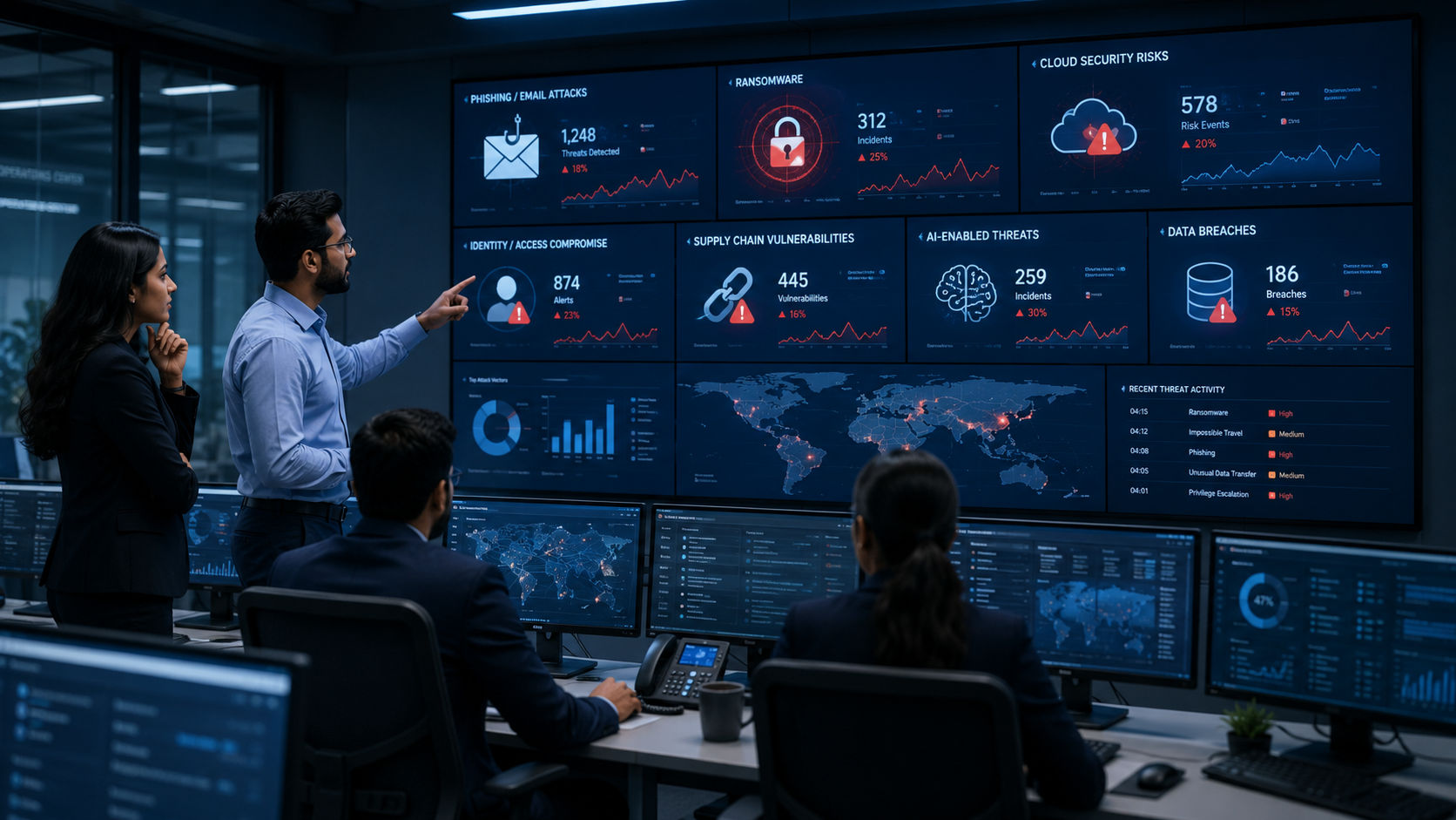 Top Cybersecurity Threats for Businesses in 2026